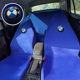 Teksin Bmw 2 Serisi G42 Oto Koltuk Servis Kılıfı Mavi Likralı Esnek Tüm Araç Modellerine Uygun Bmw Logo - Koltuk Kılıfı