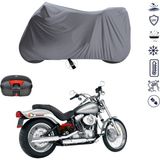 Teksin Harley-Davidson Softail Serisi Çantalı Motosiklet Brandası 4 Mevsim Su Geçirmez Motor Brandası