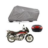Teksin Honda CBF 150 Arka Çanta Uyumlu A+ Kalite Gri Motosiklet Brandası