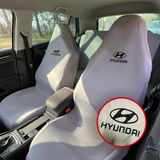 Teksin Hyundai I20 Oto Koltuk Servis Kılıfı Gri Likralı Esnek Tüm Araç Modellerine Uygun Universal - Koltuk Kılıfı