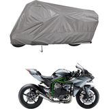 Teksin Kawsaki Ninja H2 A+ Kalite Gri Motosiklet Brandası