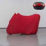 Teksin Kuba CG 150 Çantalı Kırmızı Penye Örtü Motorsiklet Brandası