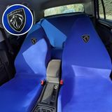 Teksin Peugeot 5008 Oto Koltuk Servis Kılıfı Mavi Likralı Esnek Tüm Araç Modellerine Uygun Universal