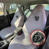 Teksin Peugeot Rifter Oto Koltuk Servis Kılıfı Gri Likralı Esnek Tüm Araç Modellerine Uygun Universal - Koltuk Kılıfı