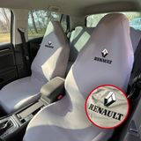 Teksin Renault 9 Broadway Oto Koltuk Servis Kılıfı Gri Likralı Esnek Tüm Araç Modellerine Uygun Universal - Koltuk Kılıfı