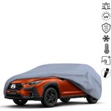 Teksin Subaru Crosstrek 3 (2023-) Araba Brandası Miflonlu 4 Mevsim Oto Branda - Suya Dayanıklı - Gri