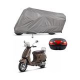 Teksin Vespa LXV 125 Arka Çanta Uyumlu Motosiklet Brandası