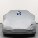 Teksin Volkswagen Passat B5.5 (2000-2005) Kumaş Logolu Oto Branda - Penye Örtü Gri