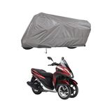 Teksin Yamaha Tricity 125 A+ Kalite Gri Motosiklet Brandası