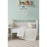 Teksnil Home %100 Doğal Merinos Yün Bebek Yorganı %100 Pamuk Kılıf 100 X 150 Cm