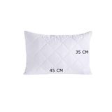 TeksNil Home %100 Doğal Pamuk Kapitone Bebek Sıvı Geçirmez Yastık Alezi Koruyucu 35x45 Cm 120grm2