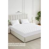 TeksNil Home %100 Mikrofiber Kapitone Yatak Koruyucu Alez Full Kenar Çarşaf Fitted Tek Çift Battal Bebek