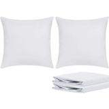 TeksNil Home 2 Adet Fermuarlı Kırlent İç Astarı 5 Ebat Kırlent İçi Yastık Kılıf Astar Milt- 43X43