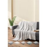 TeksNil Home Gri Koltuk Kanepe Örtüsü Koruyucu Koltuk Şalı 170X200 Çekyat Örtüsü
