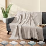 Teksnil Home | Koltuk Kanepe Örtüsü Koruyucu | Koltuk Şalı | 170X200 | Çekyat Örtüsü | BEJ - 170 x 200 cm