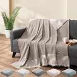 Teksnil Home | Koltuk Kanepe Örtüsü Koruyucu | Koltuk Şalı | 170X200 | Çekyat Örtüsü | KAHVERENGİ - 170 x 200 cm