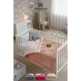 TeksNil Home Pamuklu Welsoft Bebek Yorganı 95x145 cm Yumuşak Çift Taraflı Bebek Yorgan