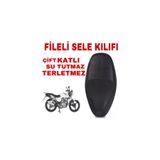 Teksoy Mondial150 Mh Drift Uyumlu Motosiklet Sele Koltuk Kılıfı Çift Katlı File