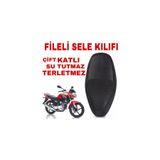 Teksoy Yamaha Ybr 125 Motosiklet Sele Koltuk Kılıfı 3D Çift Katlı Fileli (439087646)