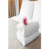 Tekstil Home Otel Tipi Pamuklu Beyaz El Ve Yüz Havlusu 50x90 Ebat 200gr