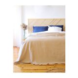 Tekstil Home Renkli Otel Serisi Çift Kişilik Küçük Dama Pike Pamuklu 200x240 Eb. Çok Amaçlı Bej Renk