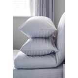 Tekstil Home Satenev Otel Serisi Beyaz 2 Li Çizgili Saten Yastık Kılıfı 50x70 Ebat 83 Tel