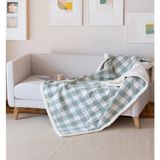 Tekstil Home Scotch Ekose Desen Çift Yönlü Çok Amaçlı Welsoft Tv Battaniyesi 150x200 Cm - 150 x 200 cm - Yeşil