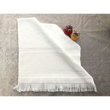 Tekstil Sepeti Etamin Havlu Beyaz 50X90 - 50 x 90 cm - Bej - Bordo