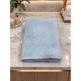 Tekstil Stokları %100 Pamuklu 70X170CM Düz Renk Banyo Plaj Havlusu - 70 x 170 cm - Bebek Mavisi