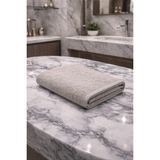 Tekstil Stokları Bambu Pamuklu 70X140 cm Banyo Havlusu - 70 x 140 cm - Açık Kahverengi