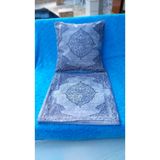 Tekstilci 4 Adet Kırlent Kılıf Dijital Baskılı Kadife Kumaştan 43X43