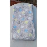 Tekstilci Rengarenk Noktalı Embos Baskılı 100*120CM Peluş Bebek Çocuk Battaniyesi - 100 x 120 - Gri