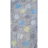 Tekstilci Rengarik Noktalı Embos Baskılı 100X120Cm Peluş Bebek Çocuk Battaniyesi