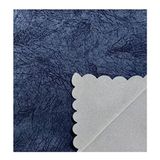 Tekstilsa Kadife Koltuk Çekyat Örtüsü Indigorengi Damar Desenli Parlak Kaymaz Taban Süngerli - Mavi - 170 x 210 cm