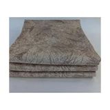 Tekstilsa Koltuk Çekyat Örtüsü Kapiçino Damar Desenli Kadife Parlak Kaymaz Taban Süngerli - Kahverengi - 170 x 210 cm