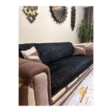 Tekstilsa Süngerli Koltuk Örtüsü Yeni Moda Siyah Rengi 1adet 210*170 Cm Kaydırmaz