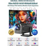 Tekvora HY320 Android Projeksiyon Cihazı Wifi Bluetooth Full Hd Destekli Mini Projektör - Siyah