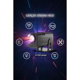 Tekvora HY320 LED Projeksiyon | 4K Destekli | 300 Ansı Lümen | HDMI & USB | Ev Sineması - Siyah