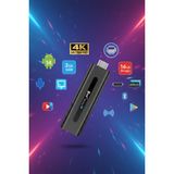 Tekvora Ultra Hd 4K Android Tv Stick | 2gb Ram | 16GB Depolama | Dual Wifi & Bluetooth | Akıllı Tv Dönüştürücü - renk