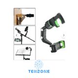 TEKZONE Gitar, Nota Sehpası Ve Mikrofon Standı Için 360 Döner Başlıklı Telefon Tutucu