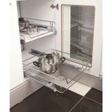 TEL ÇEKMECE SEPETI BAGIMSIZ ÇIFT AÇILIM TANDEM RAYLI 35 CM. MODUL