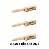 Tel Fırça Döküm Yüzey Mangal Izgara Tost Temizleyici 3 Adet
