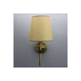 Tel Lighting Kumaş Şapkalı Aplik Bej