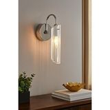 Tel Lighting Roma Cam Aplik, Antik Bronz, Krom Çok Renkli