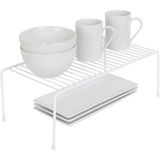TEL ORGANİZER DOLAP DEPOLAMA RAFI 22X40CM BEYAZ (1)