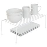 Tel Organizer Dolap Depolama Rafı 2'lı Set 22X40CM Beyaz