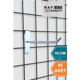Tel Pano Kancası 10 cm - Askı Kanca Raf Askısı Raf Aksesuar Tel Askı Çorap Kancası (10)
