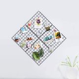 Tel Pano Not Fotoğraf Askılığı Dekoratif Metal Duvar Panosu 30x30-4 adet fiyatı