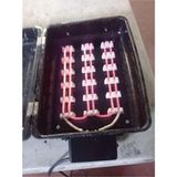 Tel Rezistanslı Elektrikli Emaye Izgara Mangal Barbekü Büyük Boy