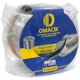Tel Takviyeli Al-Pet Esnek Aspiratör Borusu, 120 Mm Çap, Gümüş Rengi 1.5M